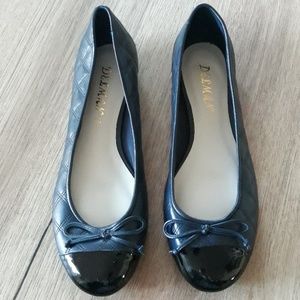 Delman 8.5M Willa Navy/Black Patent
